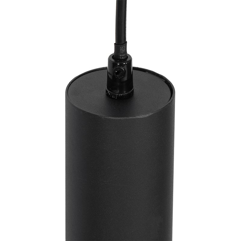 Moderne hanglamp zwart 5-lichts - Jeana