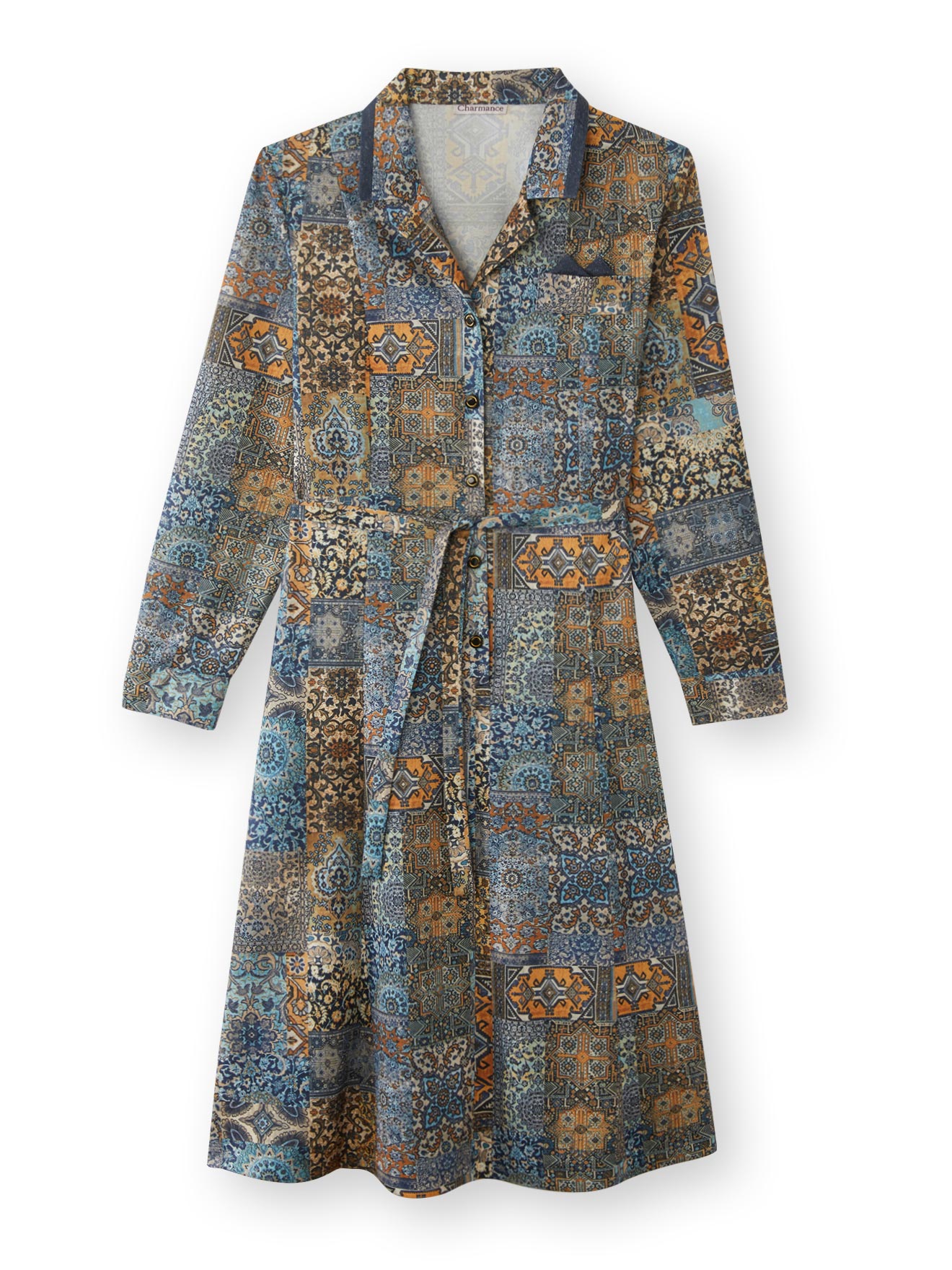 Robe en maille bien chaude