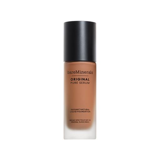 bareMinerals Original Pure Serum Radiant Liquid Foundation, Medium Deep 4.5