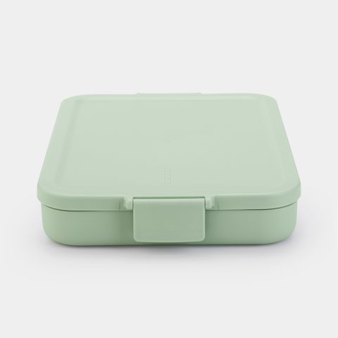 Make & Take Lunchbox, plat, kunststof - Jade Green