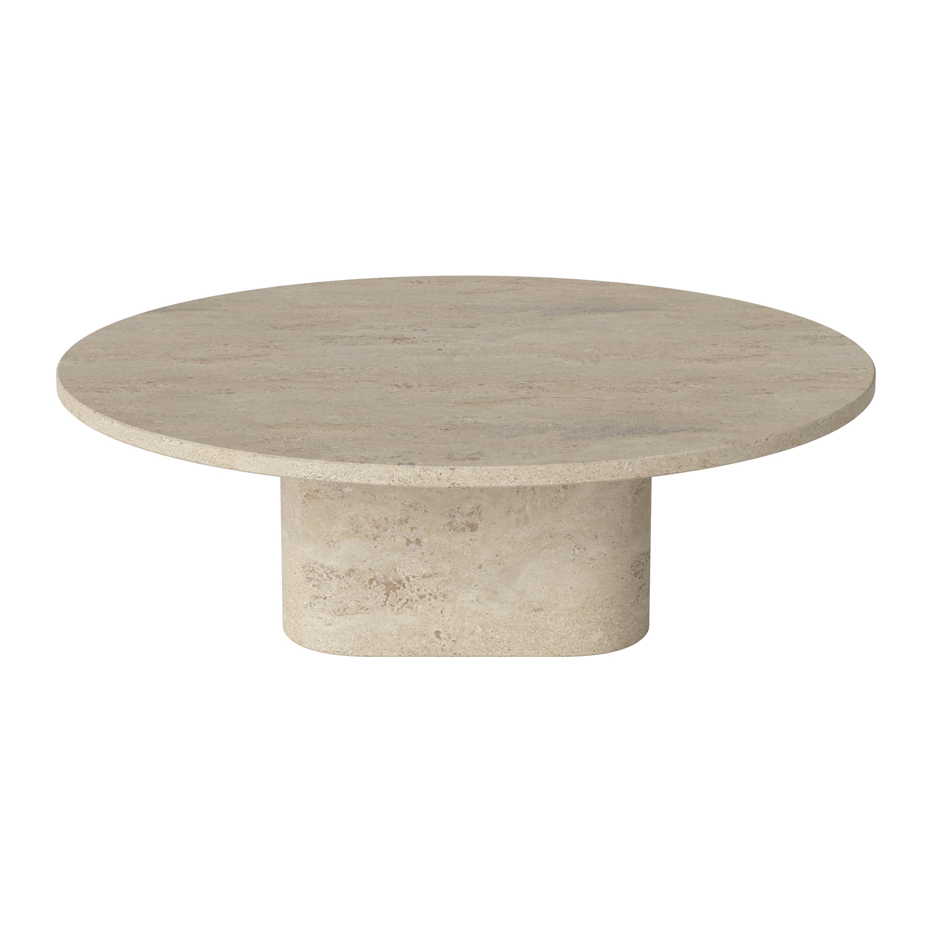 Bolia Eida Salontafel - H 28 x Ã 90 cm - Travertijn