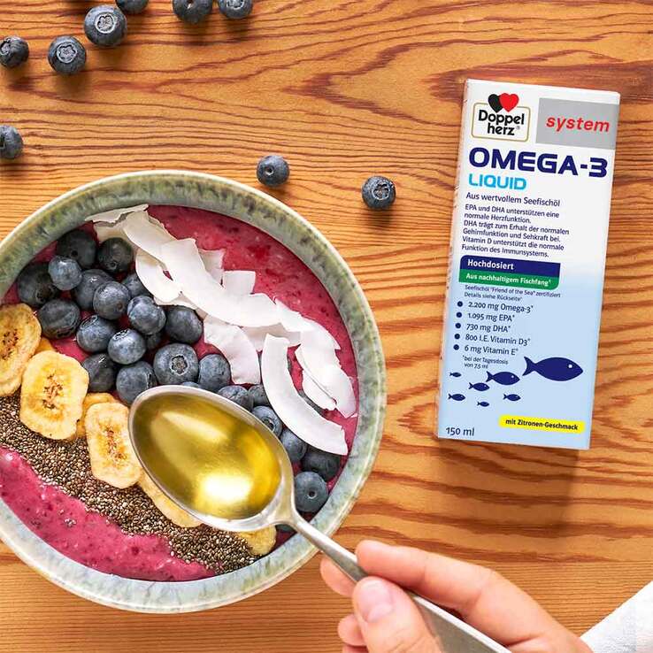 Doppelherz Omega-3 Liquid system, 150 ml