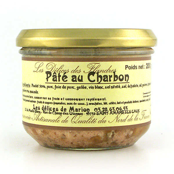 Pâté au charbon