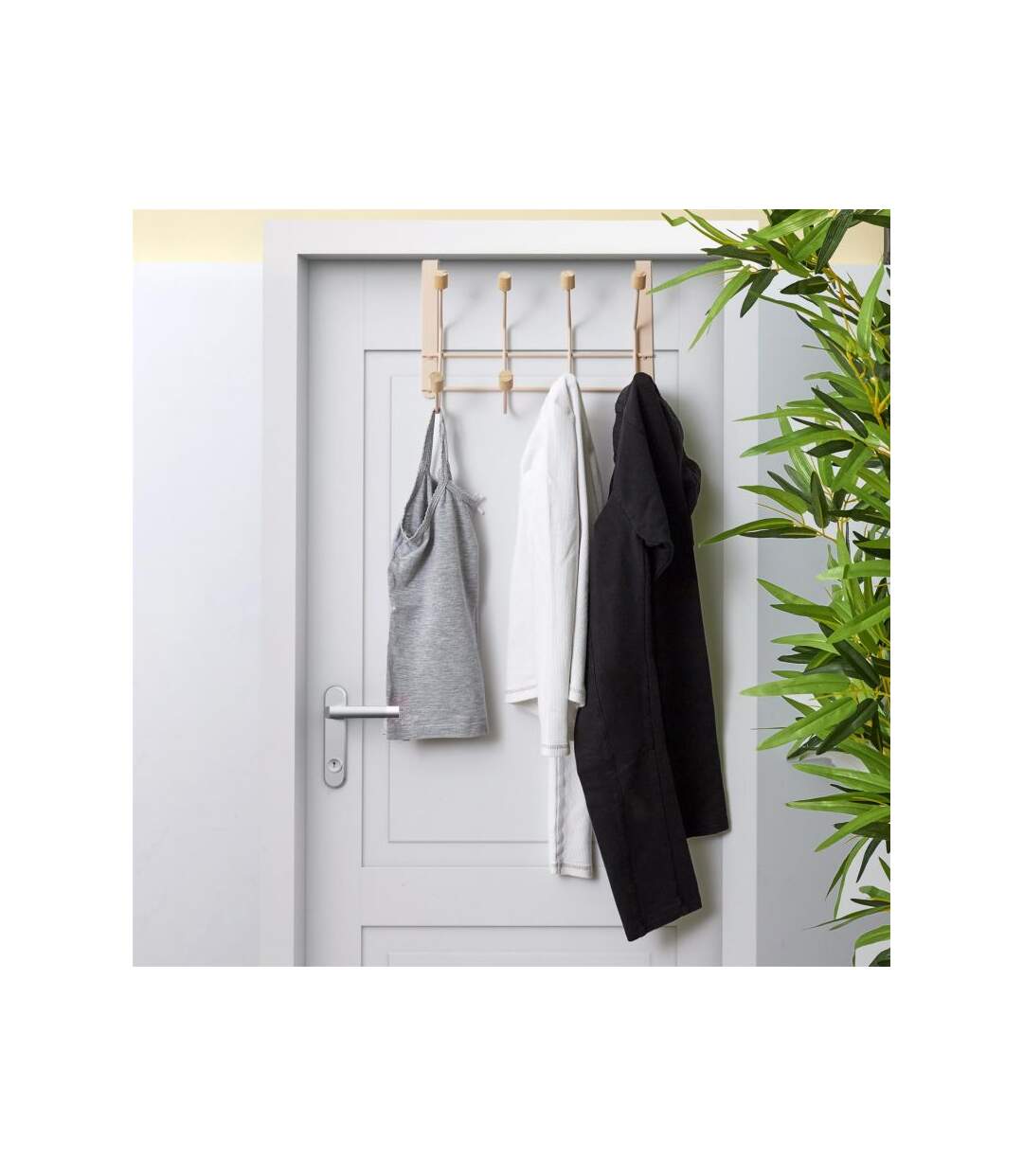 Paris Prix - Patère à Suspendre porte-manteaux 29cm Beige