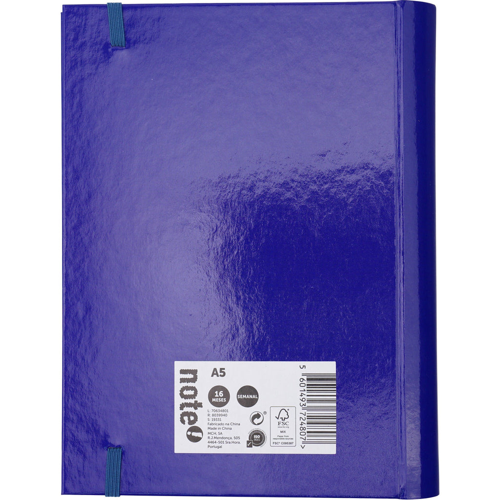 Agenda A5 2025 16 meses Semanal Basic Note!