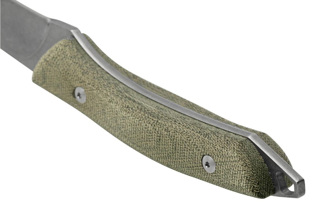 Mercury Trek 925-25CVC, Green Canvas Micarta, jachtmes
