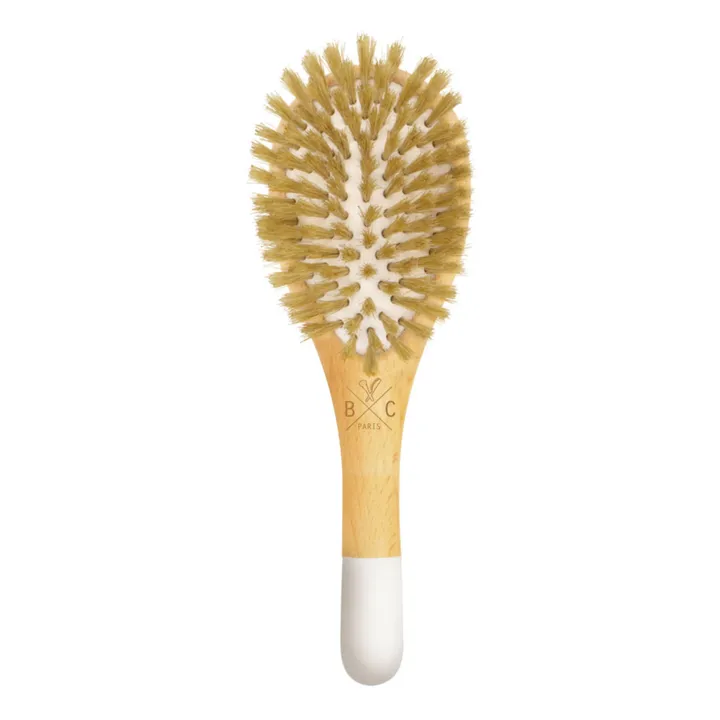 Bachca Brosse bébé à picots souples et poils de sangliers