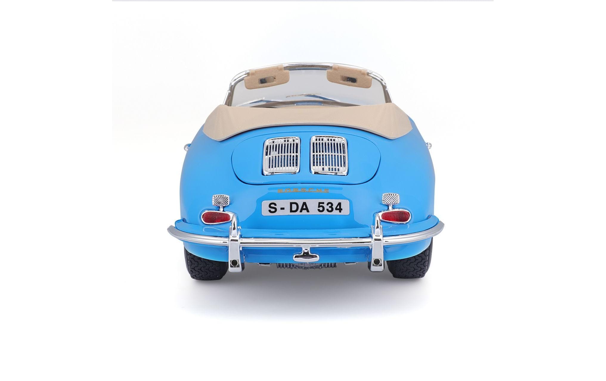 Porsche 356B Cabriolet 1961 Blau 1:18Sammlermodell im Massstab 1:18