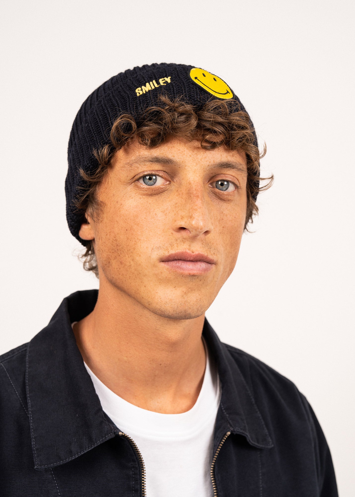 Bonnet marin en laine Smiley