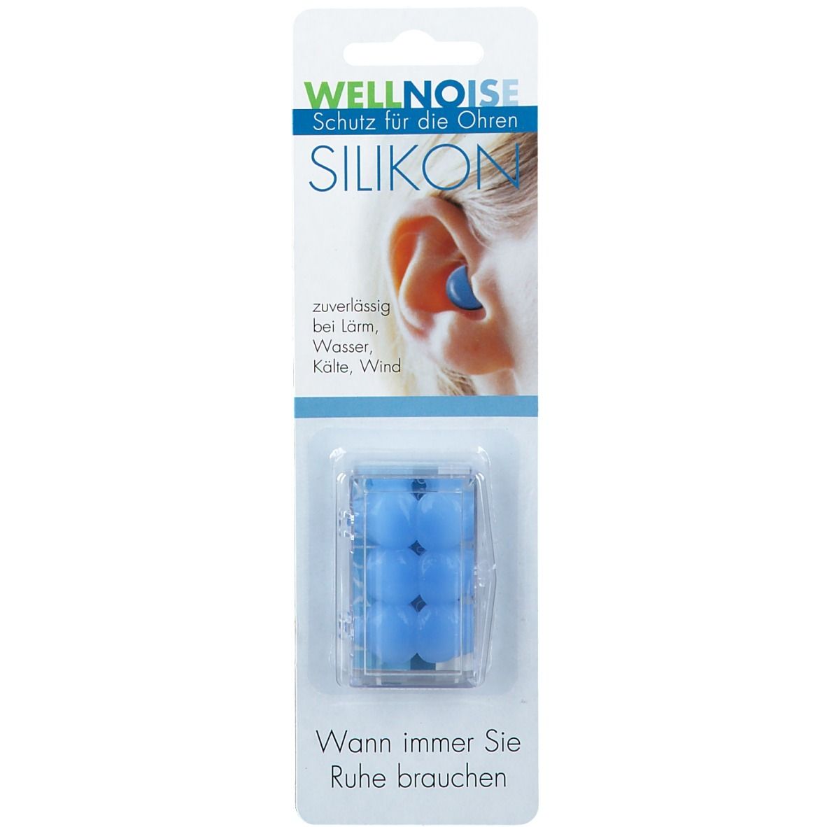 WELLNOISE Ohrenstopfen blau Blister