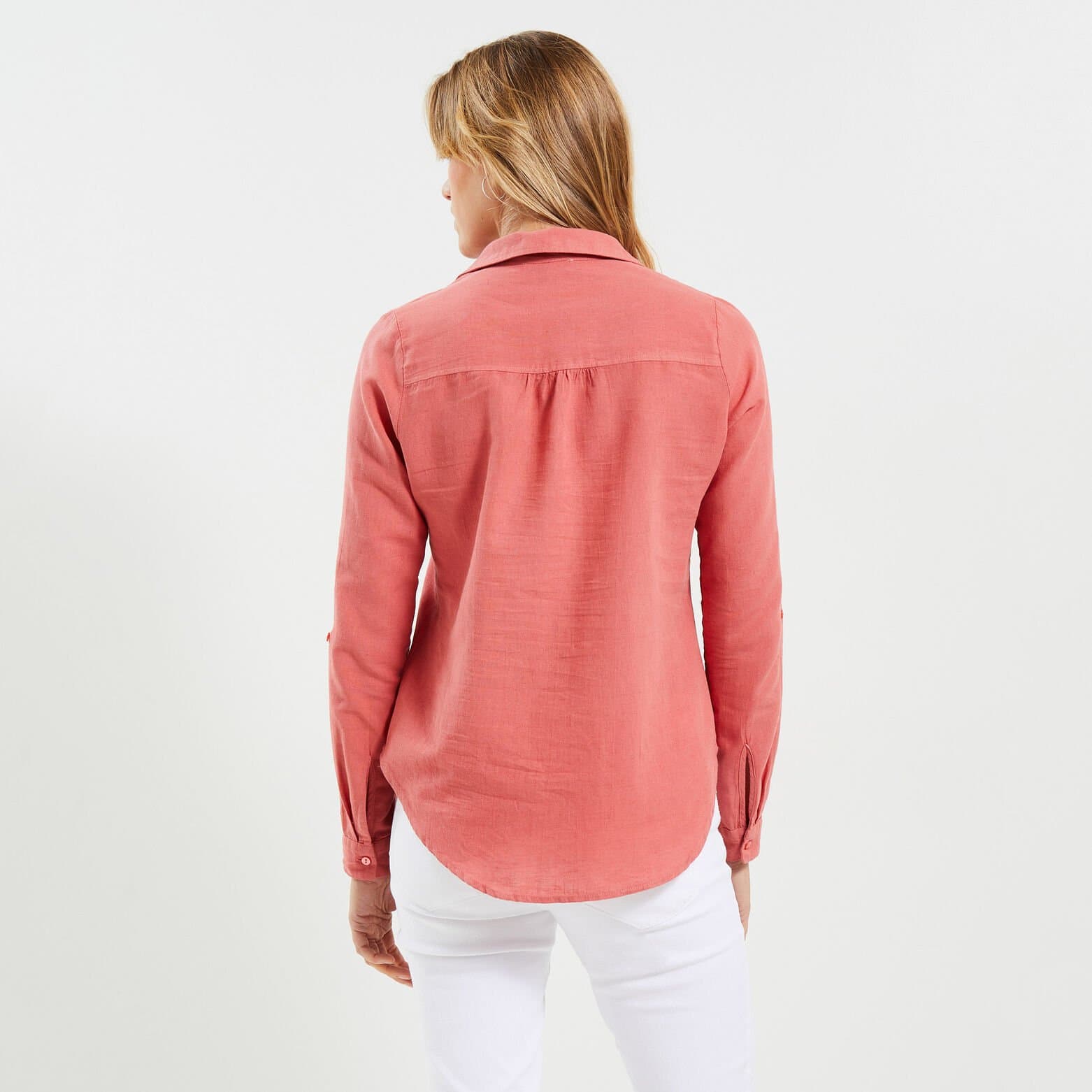 Blouse en coton et lin femme