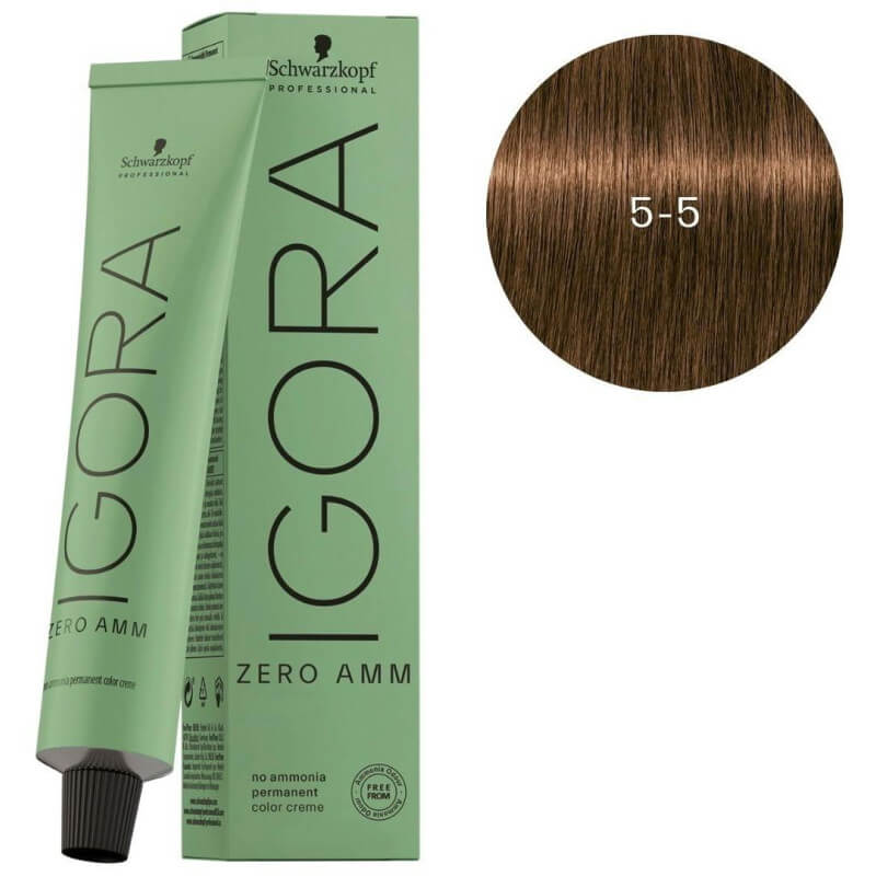 Igora Zéro amm 5-5 châtain clair doré Schwarzkopf 60ML