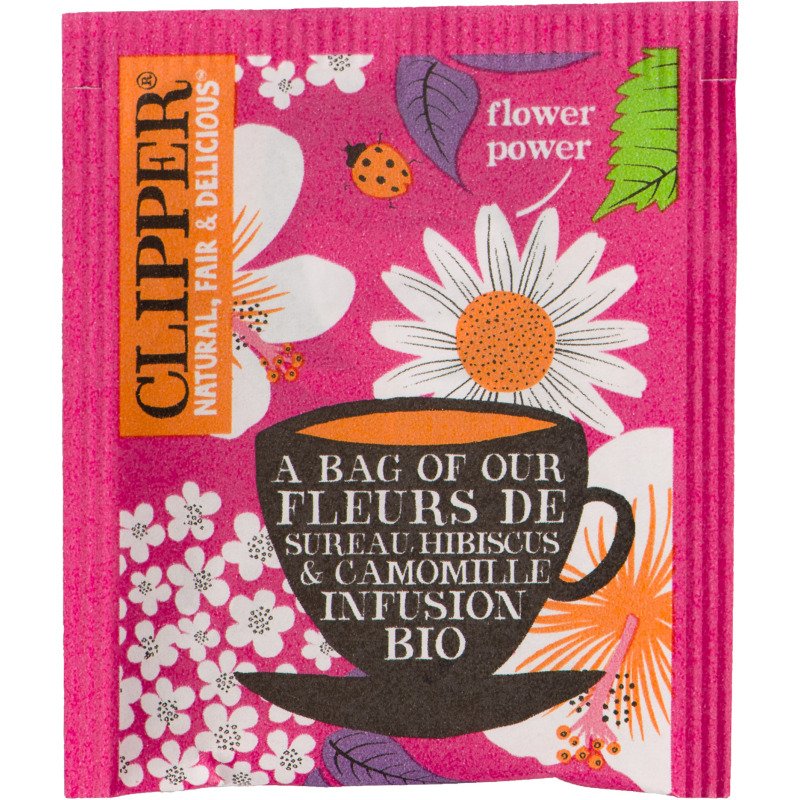 Infusion Flower Power bio Clipper - Boîte de 20 sachets