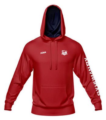 Sweat à capuche Hoka Templiers 2023 Rouge Homme
