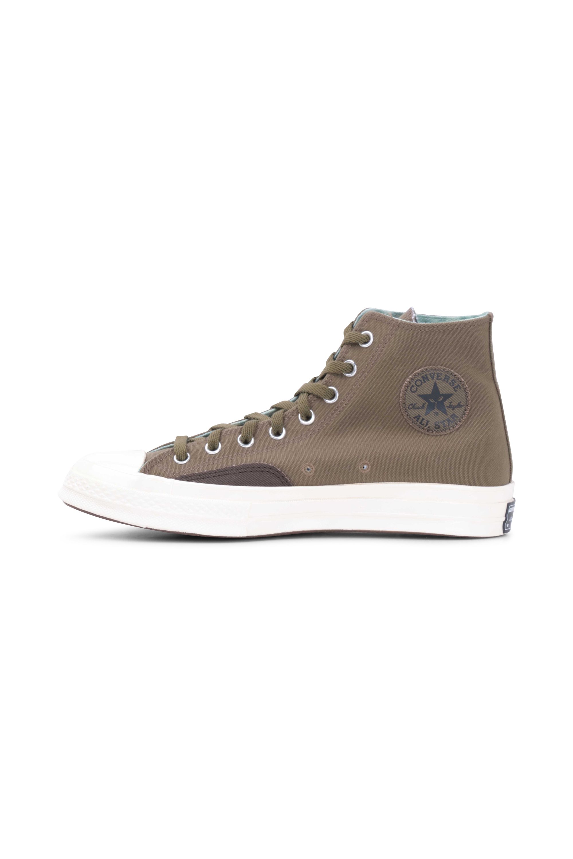 CONVERSE Baskets montantes CHUCK 70 GARDEN STARTER WAXED CANVAS Kaki