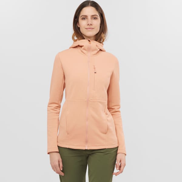 Veste polaire SALOMON SNTIAL XWARM HOODIE W SIROCCO
