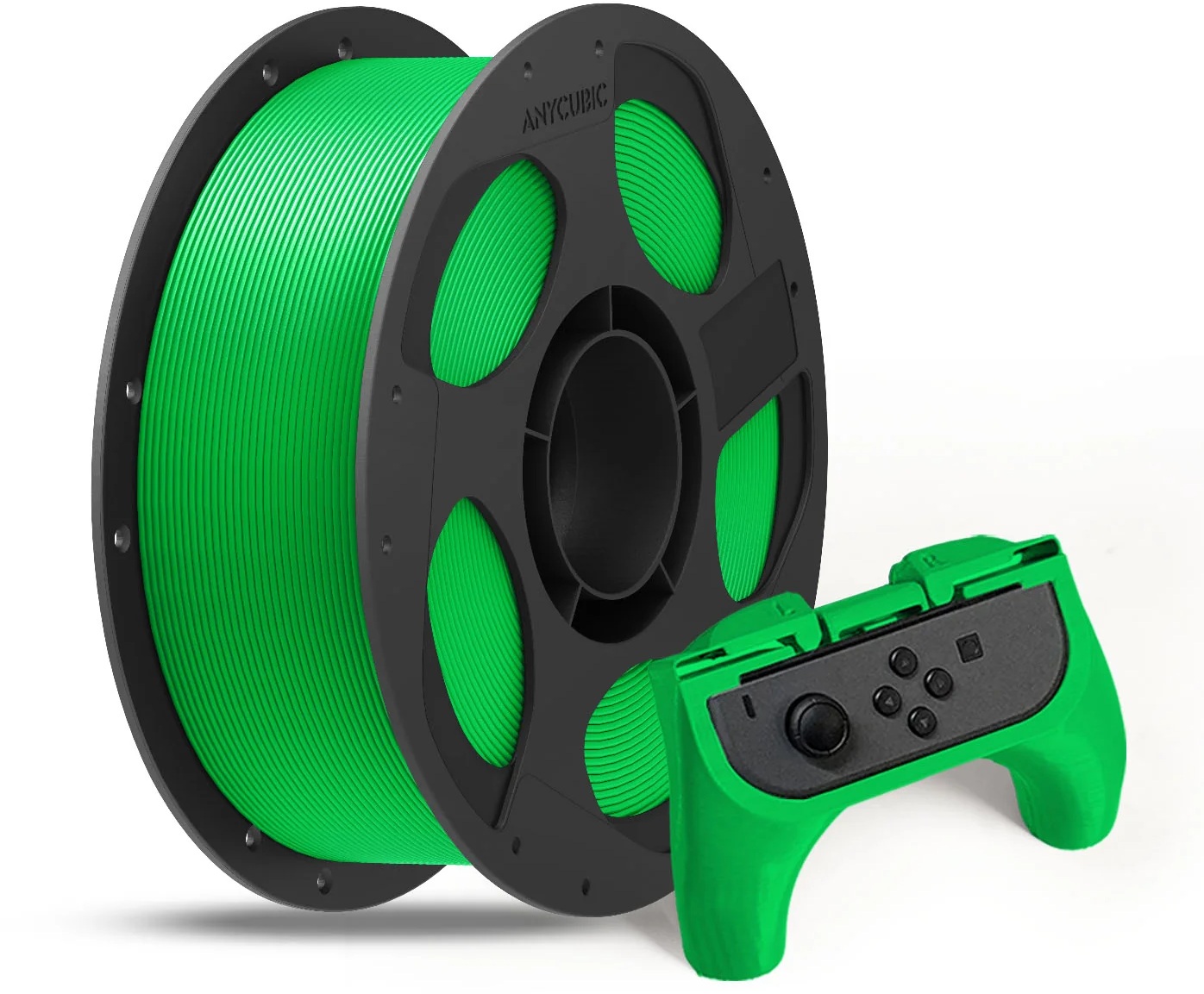 Anycubic  PLA+ Green, 1,75 mm / 1000 g    Technisches PLA+ für stabile, maßhaltige Bauteile in Green
