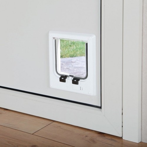 Porta para gatos branca