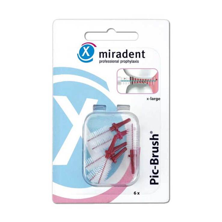 Miradent Interdentalbürste Pic-Brush x-large bor., 6 St