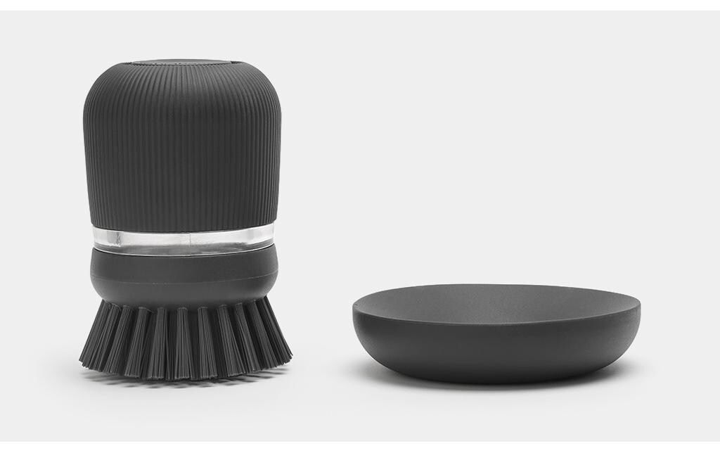 Spültrogbutler-Set Sink side, 4-teilig, Abwasch-Set GrauAbwasch- Set für die Küche