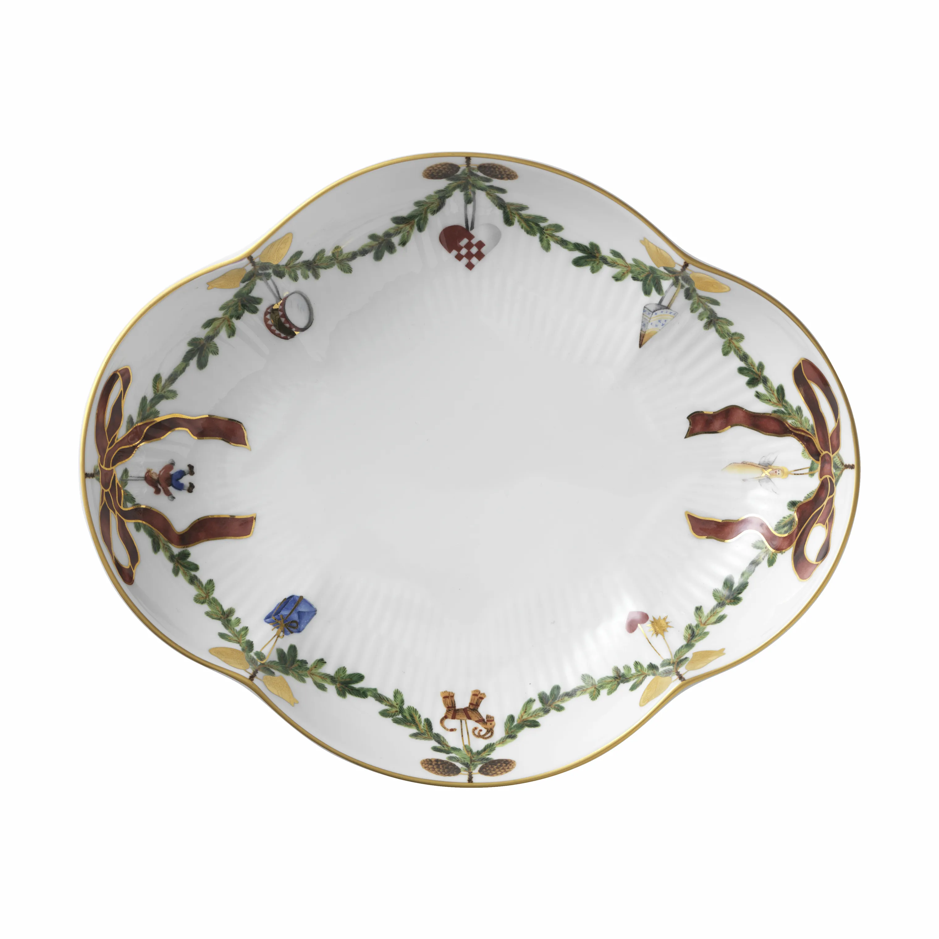 Royal Copenhagen Stjerne Riflet Jul Fad