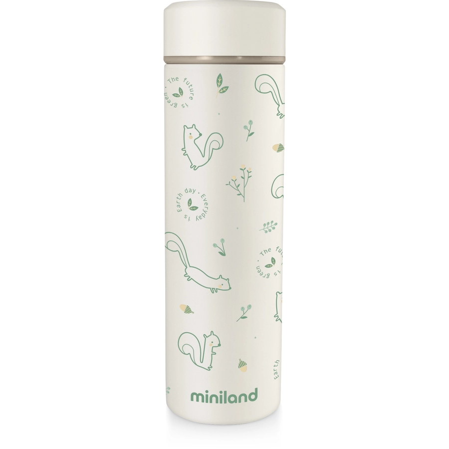 miniland natur Isolierflasche beigegrün 450 ml