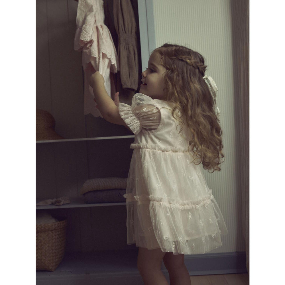 Køb Lil'Atelier Almost Mauve Nmfrosetta Ss Loose Kjole Lil
