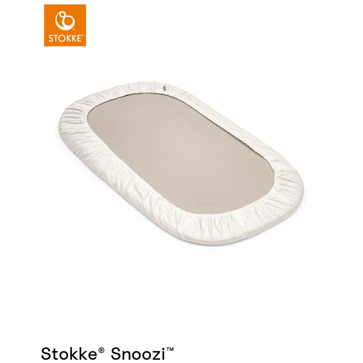 STOKKESTOKKE   Snoozi 2er Set Fixleintuch beige/cream