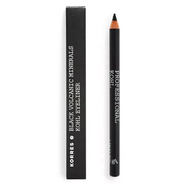 Lápis de olho Korres Volcanic Minerals, preto, 1,4 ml