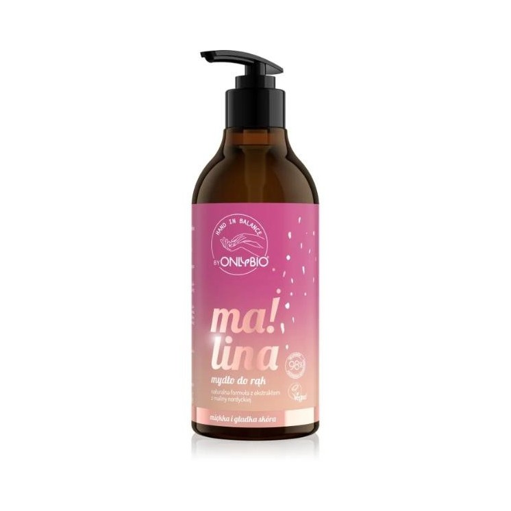 ONLYBIO Hand in Balance Frambozen handzeep 500 ml