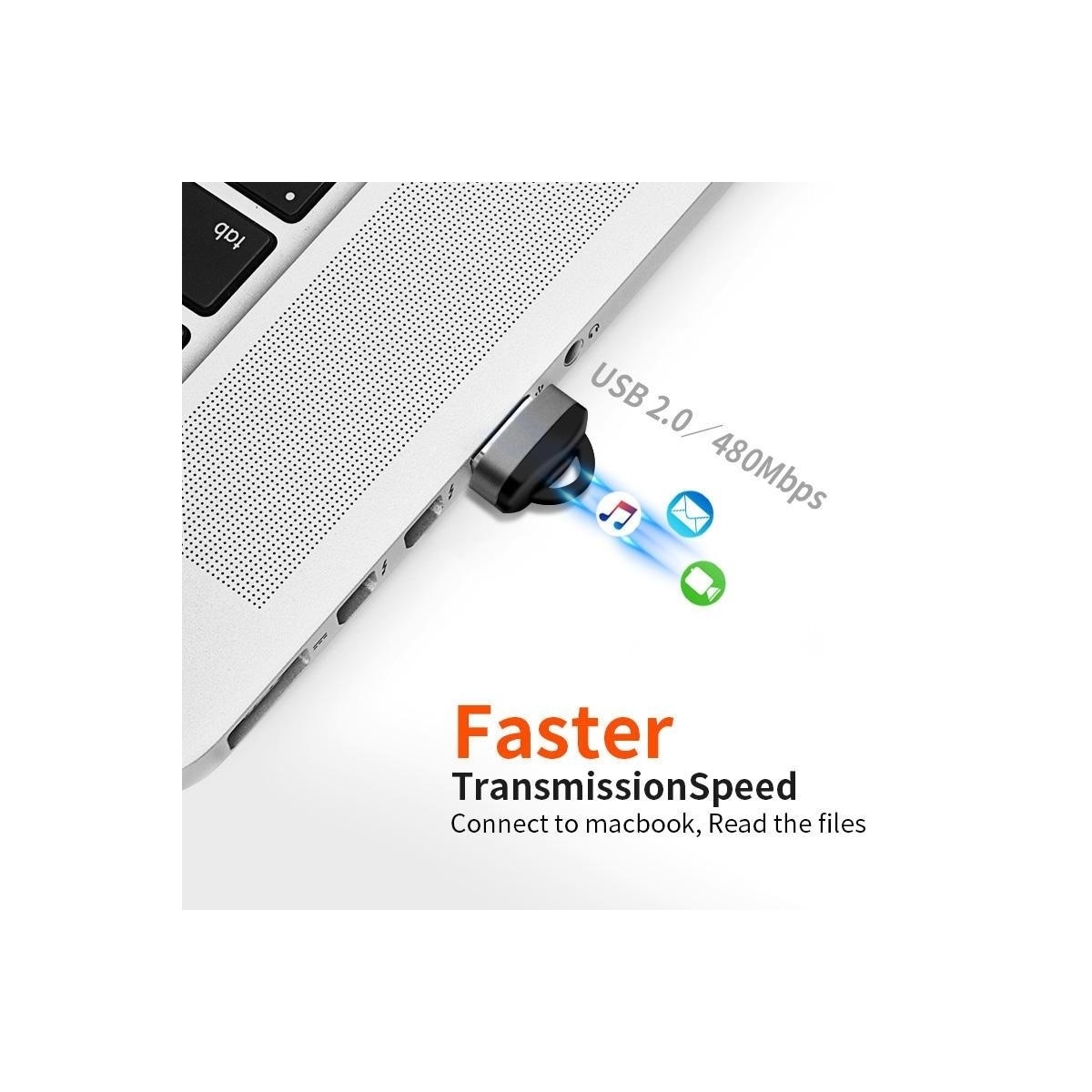 NÖRDIC USB-A-kortleser MicroSD UHS-I