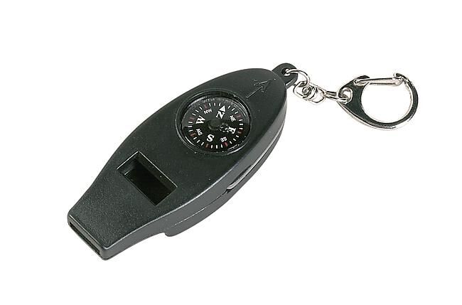 CAO - BOUSSOLE SIFFLET LOUPE THERMOMETRE PORTE CLEFS