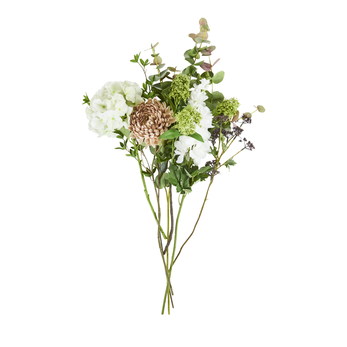 Kunstboeket wild cream