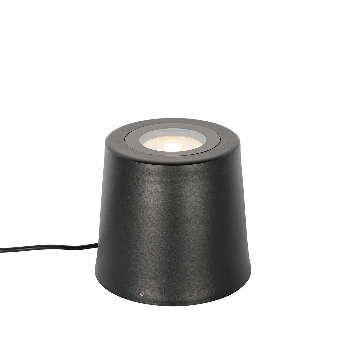 Moderne tuinspot zwart rond IP65 AR111 - Lennard
