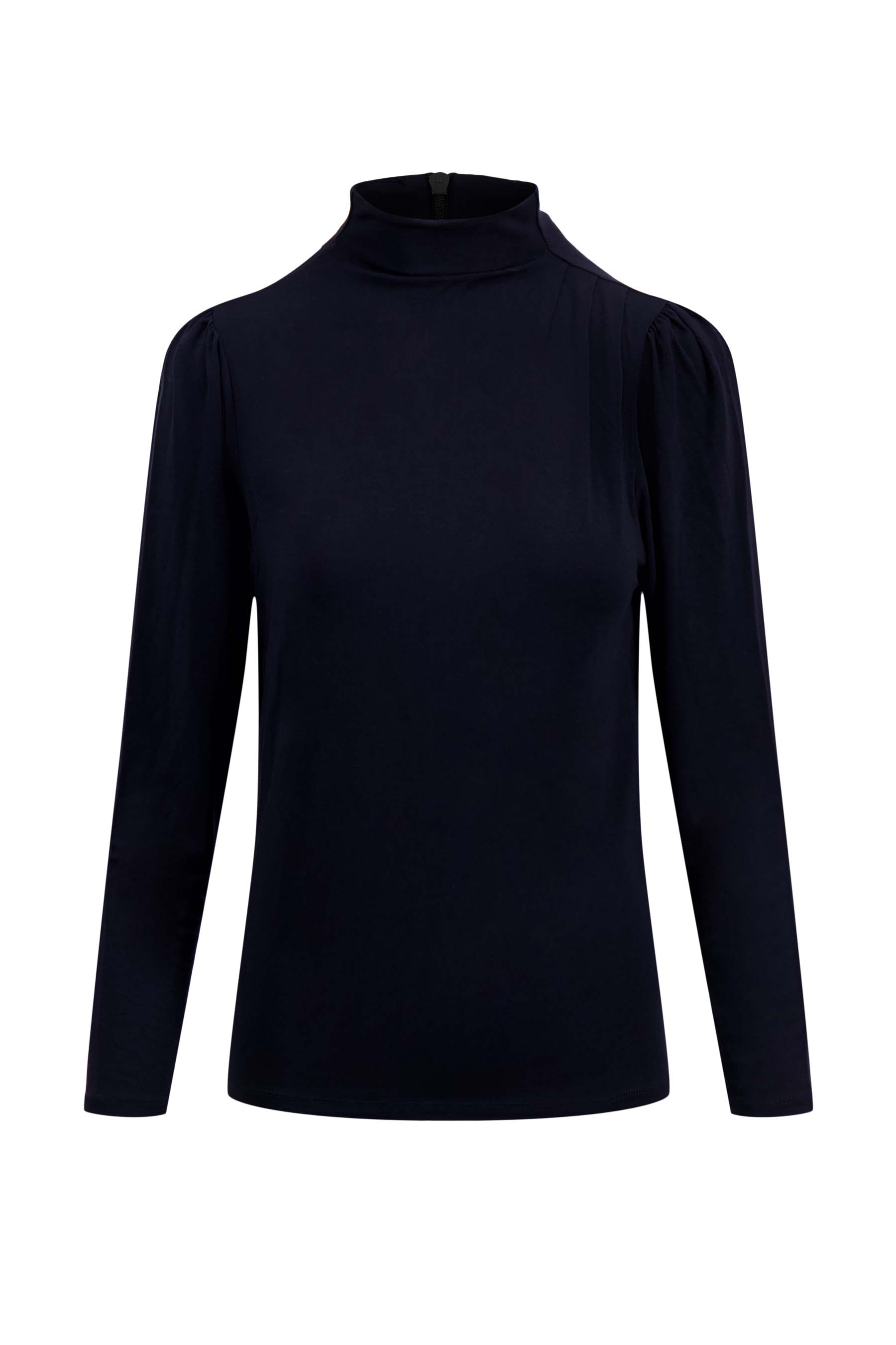 top met plooi detail