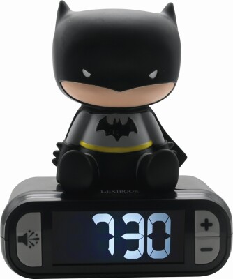 Batman - Vækkeur Til Børn - Med Lydeffekter - Lcd Skærm - Lexibook