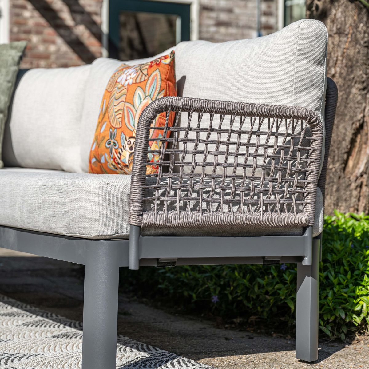 Corsano rope loungeset - taupe - valley sand