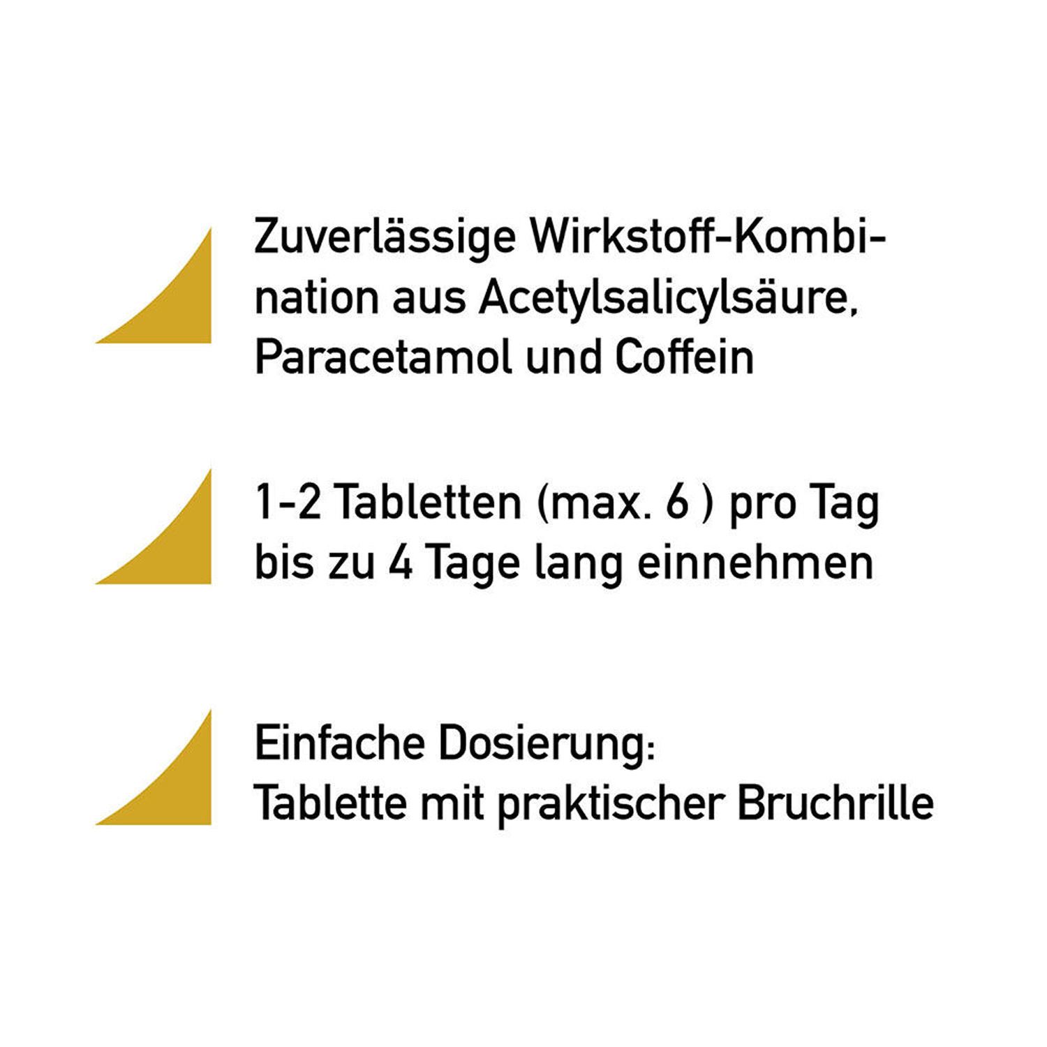 Melabon K bei Kopfschmerzen und Zahnschmerzen