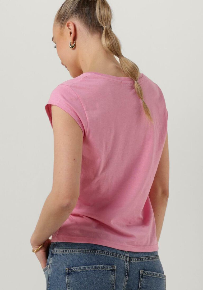 CC HEART roze cc heart t-shirt basic v-neck t-shirt