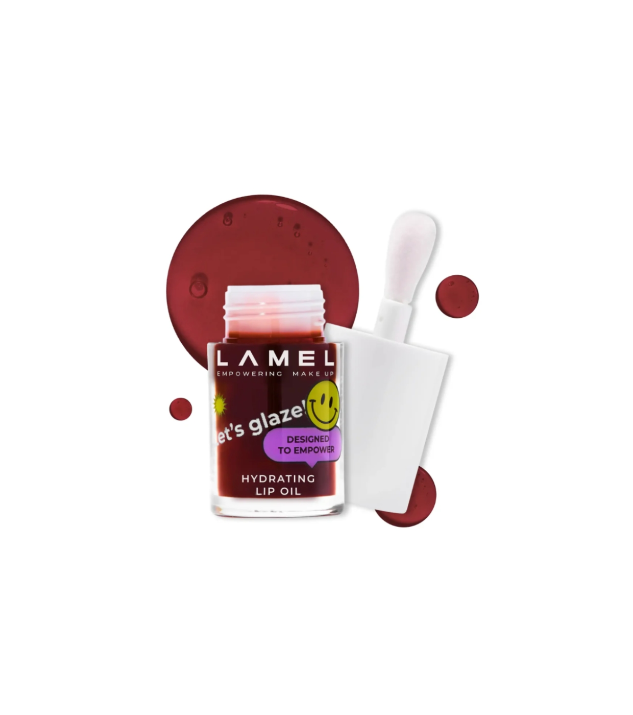 Lamel - Óleo Labial  Let's Glaze - 404: Chocolate cookies