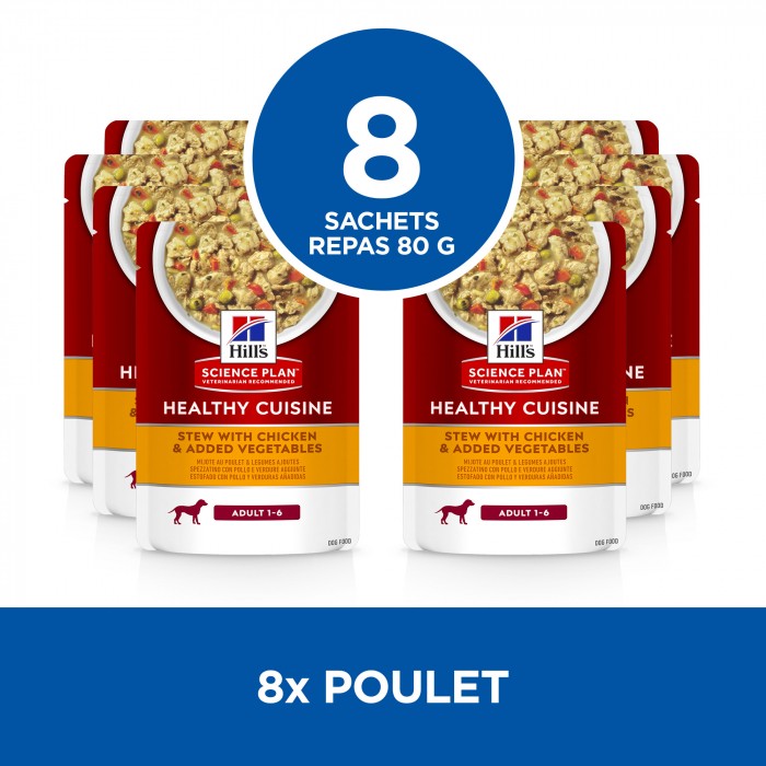 HILL'S Science Plan Healthy Cuisine Medium & Large Adult en Mijotés – Pâtée pour chien