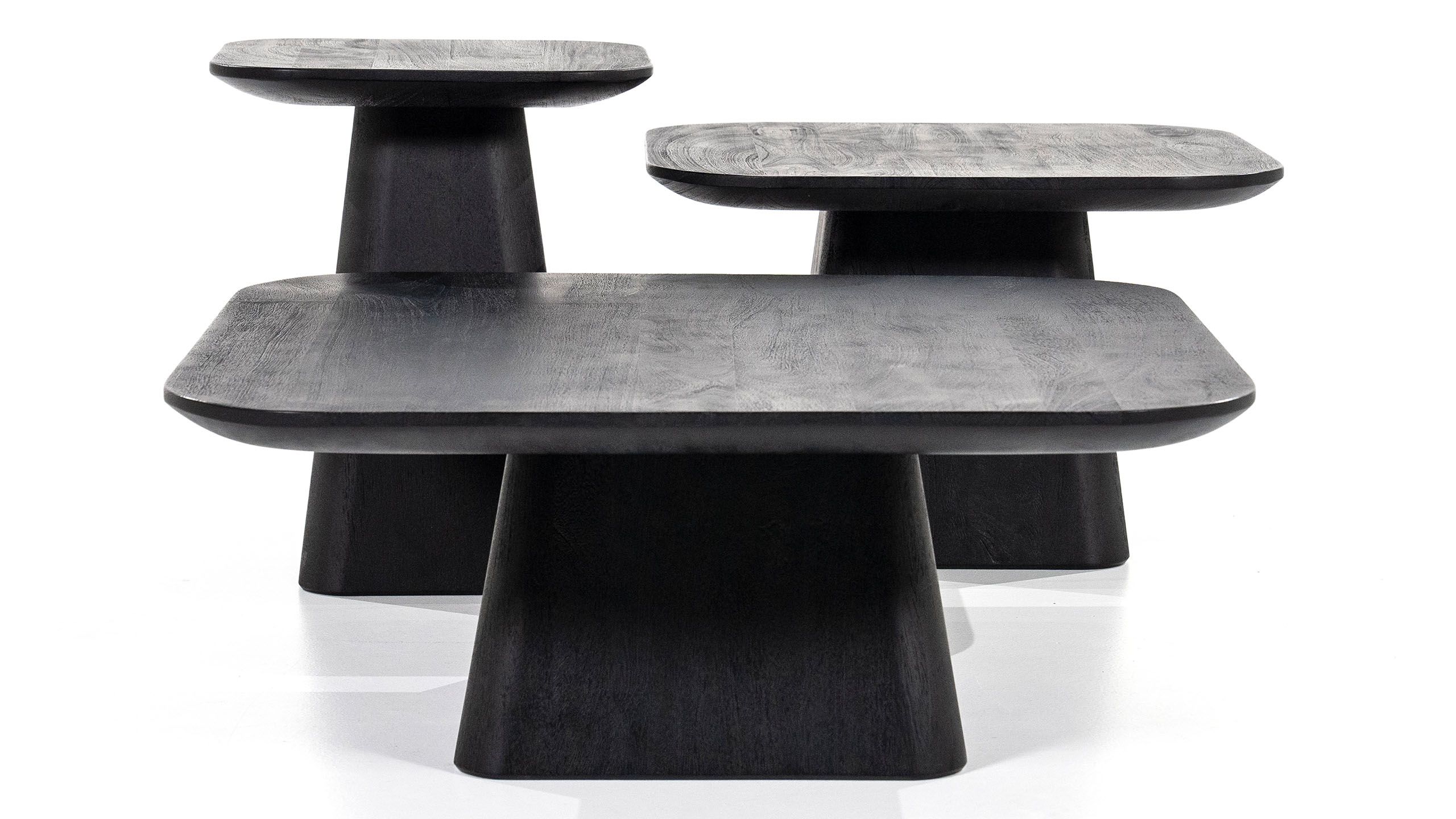 Salontafel 95770 - black Aron B80 x D80 x H32 cm