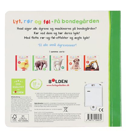 Forlaget Bolden Bog - Lyt, R?r og F?l: P? Bondeg?rden - Dansk