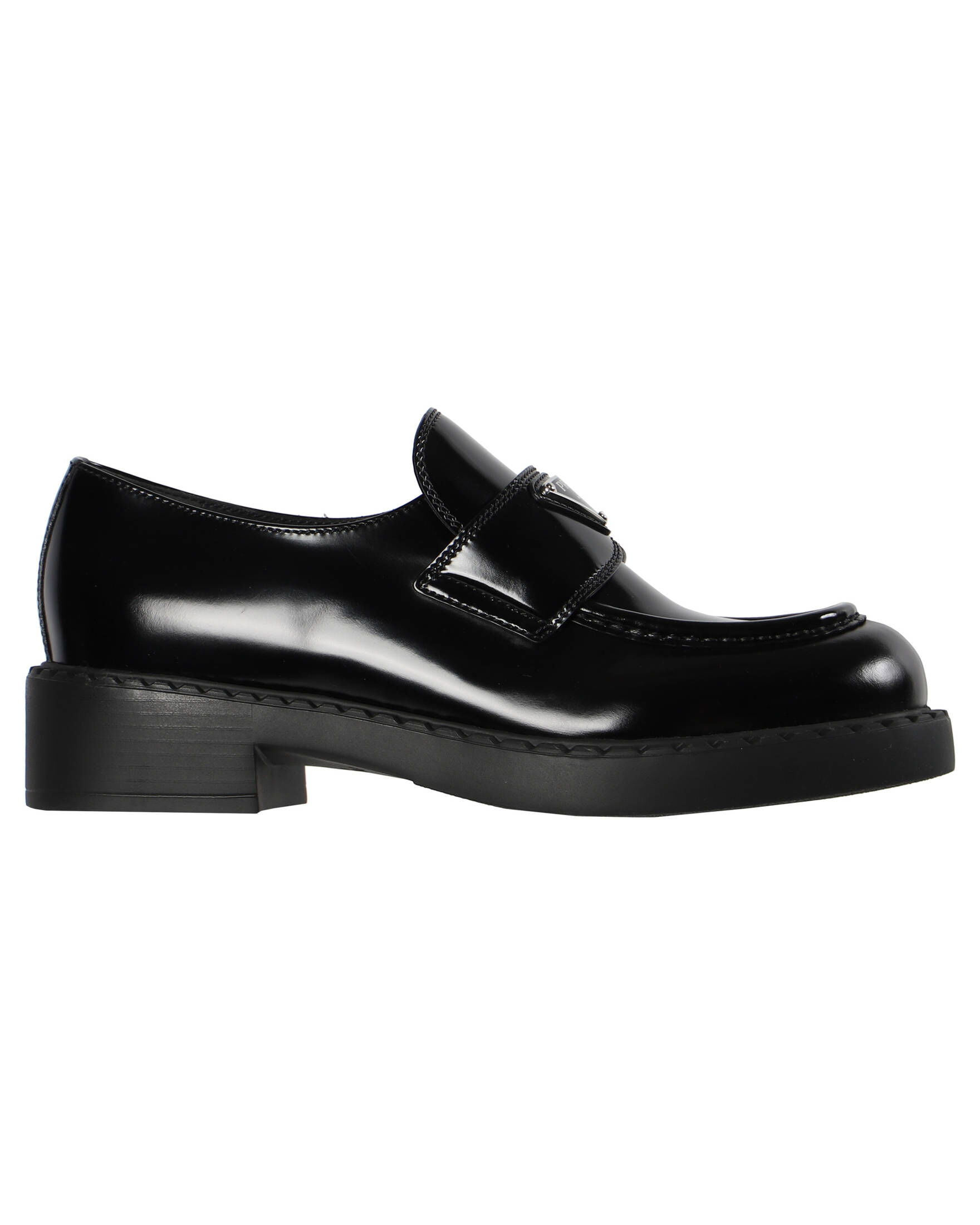 Prada| Damen Schuhe LOAFER CHOCOLATE BRUSHED