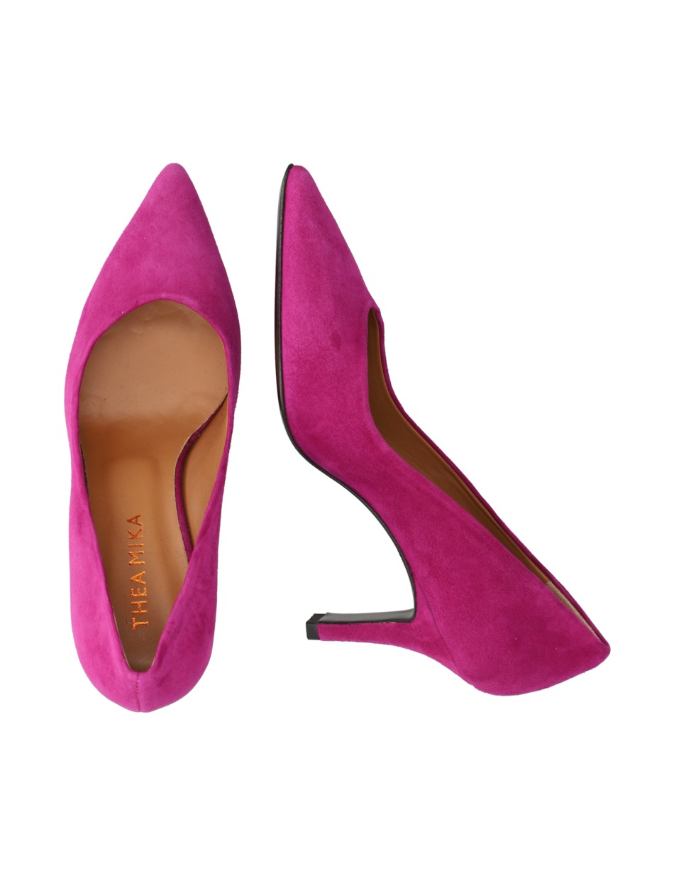 Veloursleder Pumps