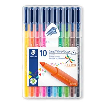 Staedtler Triplus Colour Fibre-Tip Pens Set of 10