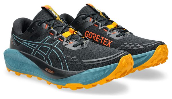 Chaussures Trail Asics Gel-Trabuco 13 GTX Noir/Bleu/Orange Homme