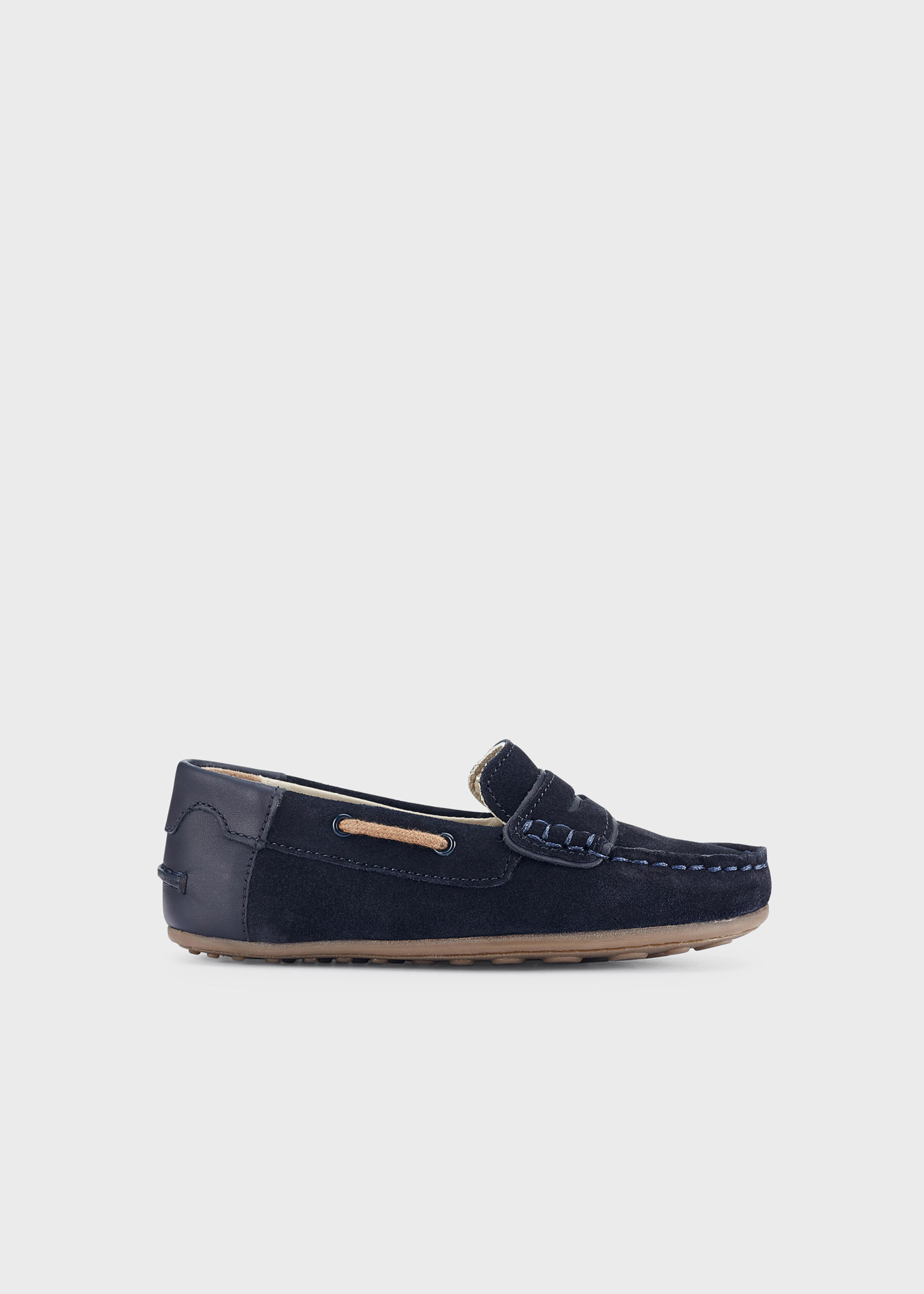 Mocassim de couro para menino