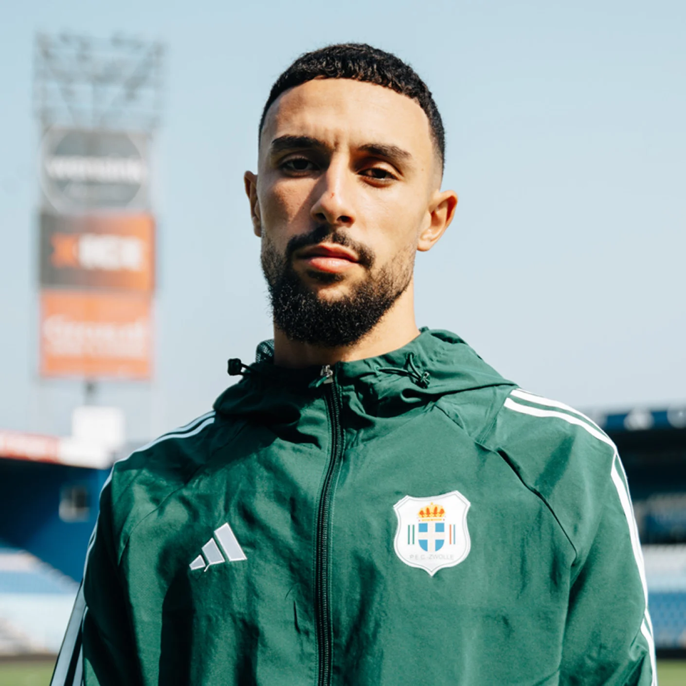 Adidas PEC Zwolle Lifestyle Jacket 2024-2025 Groen Wit