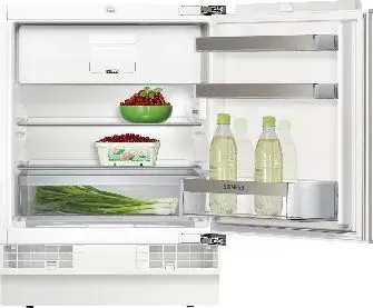 Siemens iQ500 KU15LADF0 - Køleskab med fryseenhed - til indbygning - niche - bredde: 60 cm - dybde: 55 cm - højde: 82 cm - 123 liter - Klasse F - Fladhængsel
